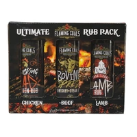 Flaming Coals Ultimate Rub Pack - Giftbox Set