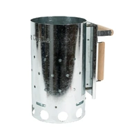 Mega Size 9L Charcoal Fire Starter Chimney - Flaming Coals