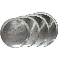 Perforated Aluminium Pizza Trays 225mm - 330mm diameter - Flaming Coals
