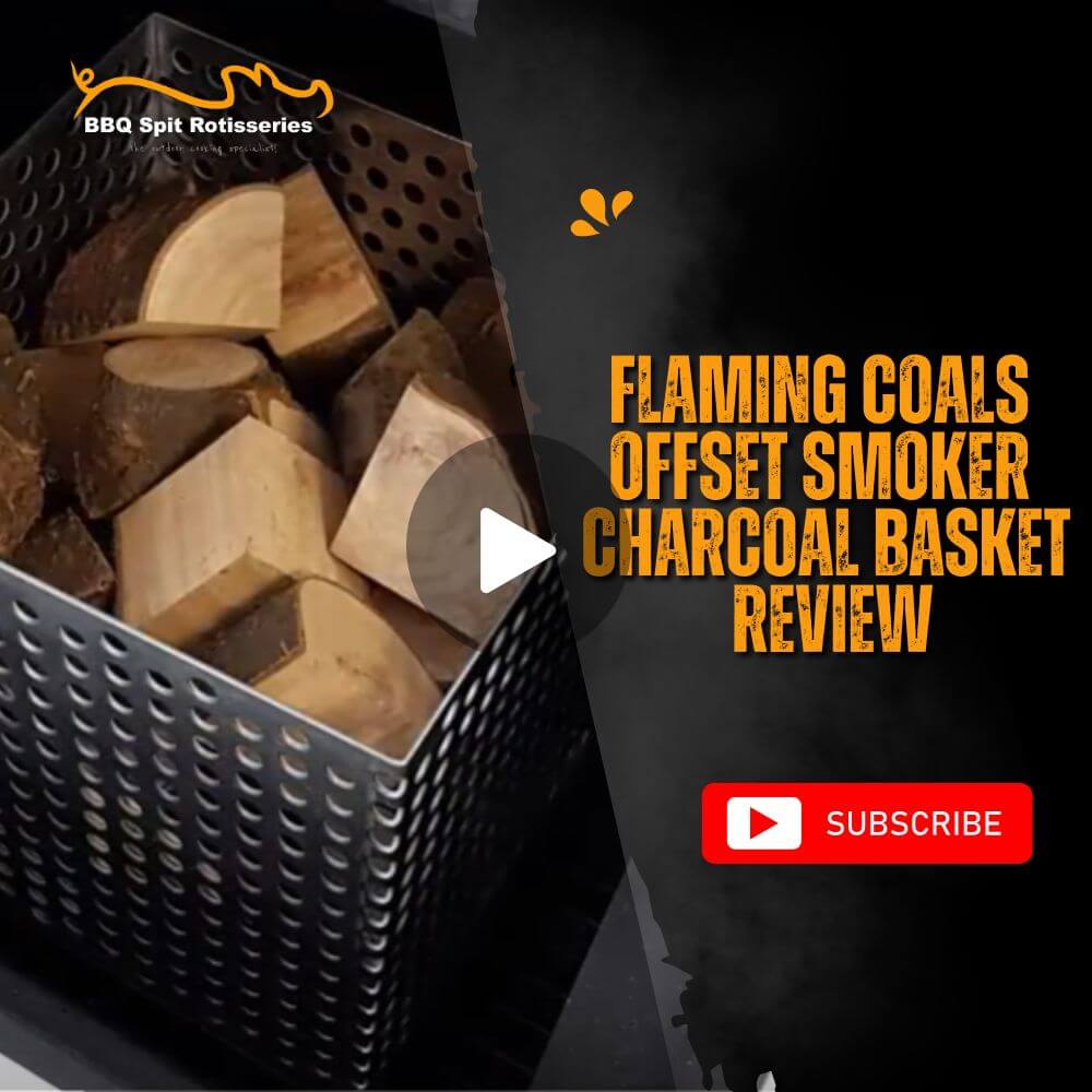 How to use an Offset Smoker Charcoal Basket – Flaming Coals