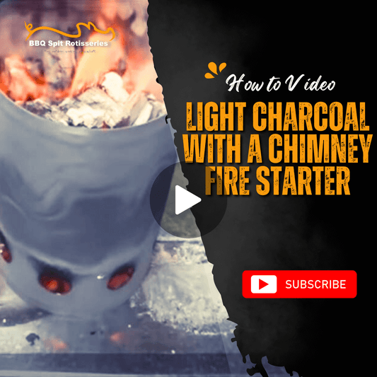 How to light charcoal with a chimney fire starter