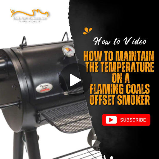 How to Maintain the temperature on a Flaming Coals Texas Offset Smoker