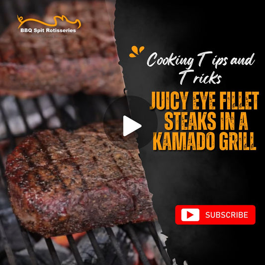 Juicy Eye Fillet Steaks in a Kamado Grill (Cooking Tips and Tricks)