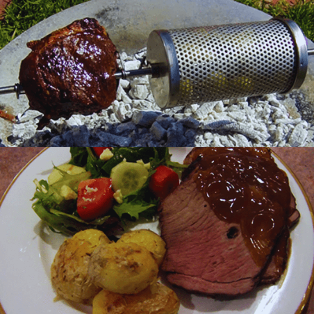 Roasting Beef and Potatoes with Auspit