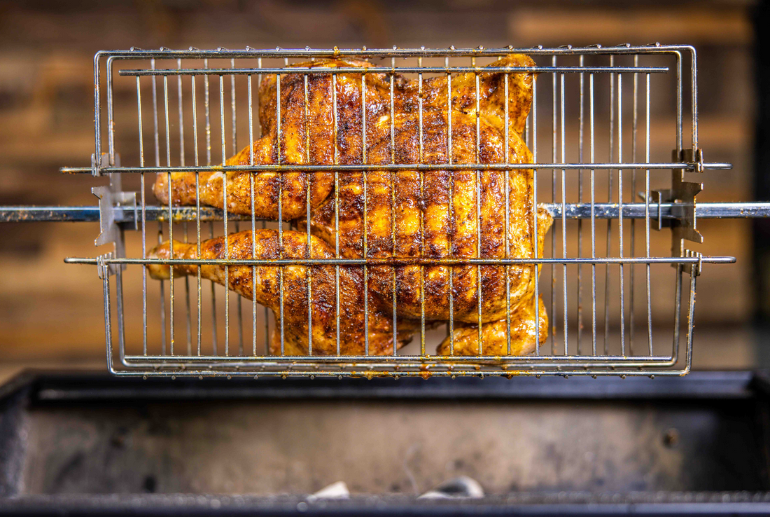 How to cook a Peri Peri Chicken Feast on a Jumbuck Mini Spit