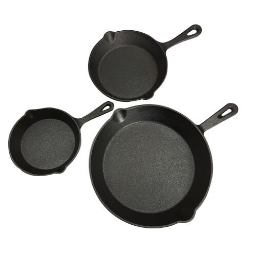Cast Iron Cookware Combo by Flaming Coals
