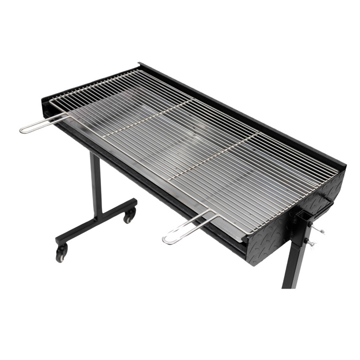 Charcoal BBQ with Stainless Steel Grill by Flaming Coals
