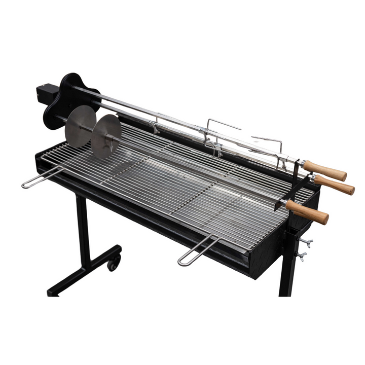 3 Skewer Cyprus Spit Roaster with Charcoal BBQ by Flaming Coals