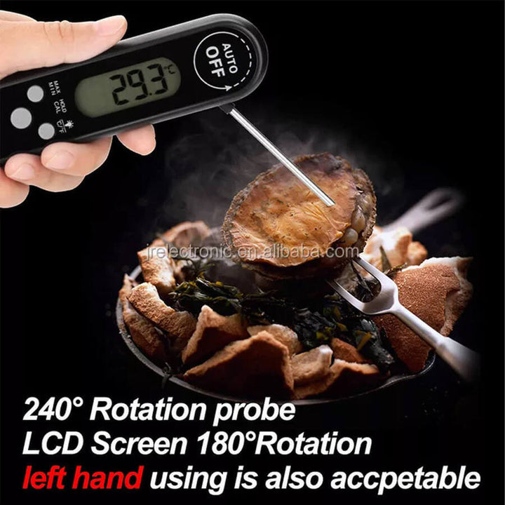 Digital Instant Read BBQ Thermometer 240 Degree Rotation Probe