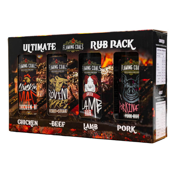 Flaming Coals Ultimate 4 Rub Pack