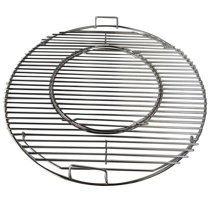 Stainless Steel Round BBQ Grill with Removable Center | Suits 57cm Weber
