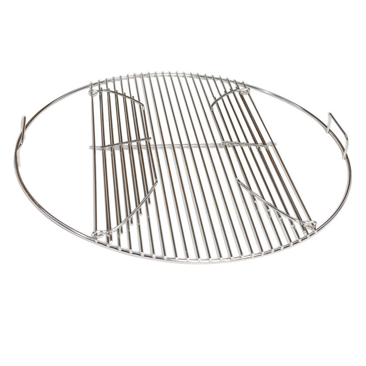 Stainless Steel Round Hinged BBQ Grill | Suits 57cm Kettle including Weber