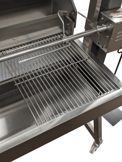 BBQ Grill  - Heavy Duty Stainless Steel 400 x 480 - Flaming Coals