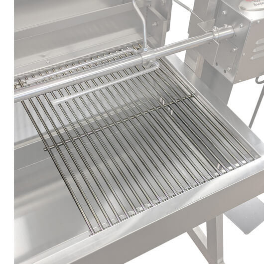 BBQ Grill  - Heavy Duty Stainless Steel 400 x 480 - Flaming Coals
