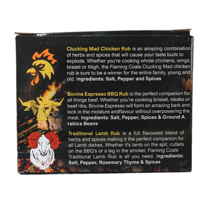 Flaming Coals Ultimate Rub Pack