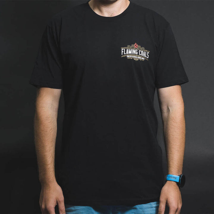 Flaming Coals T-shirt-Brisket