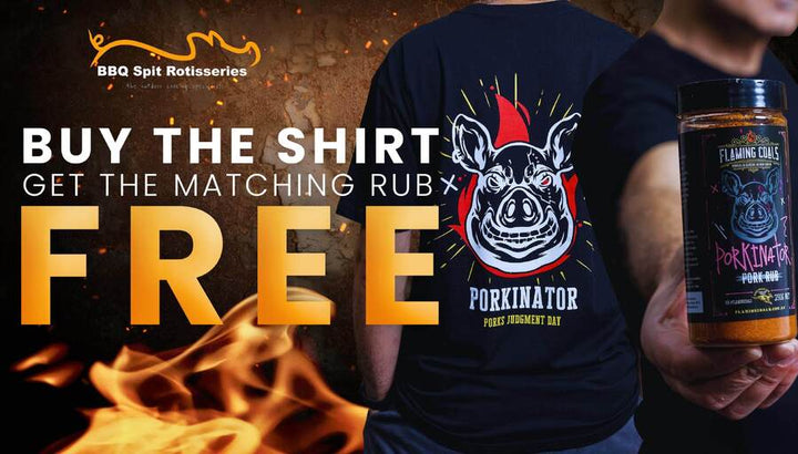 Flaming Coals T-Shirt- Pork