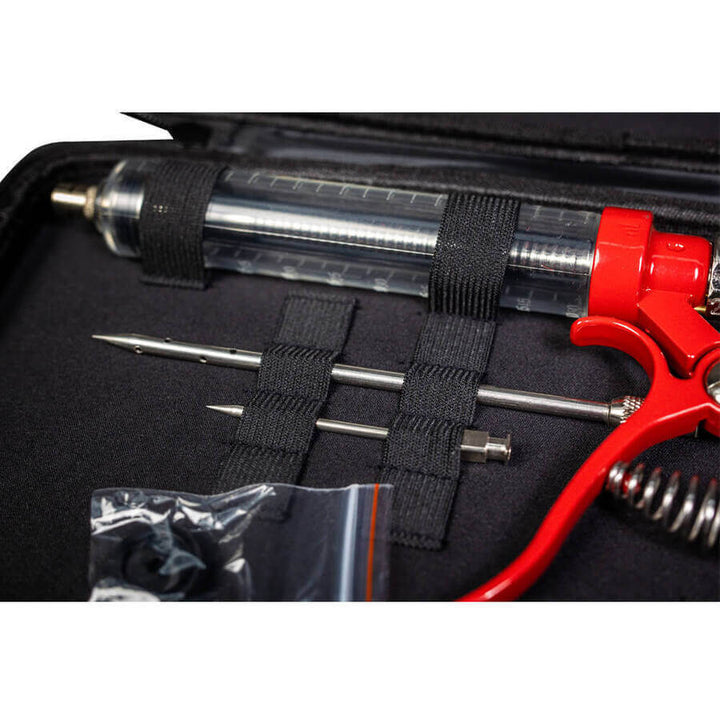 Pistol Grip Injector 50ml with Case - Flaming Coals