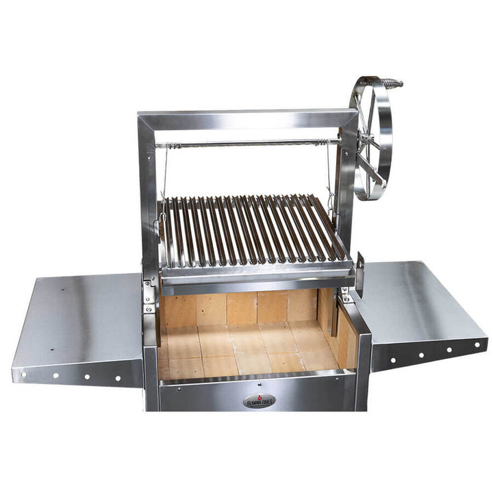 Stainless Steel Parrilla Argentinian BBQ with Rotisserie 610mm x 550mm