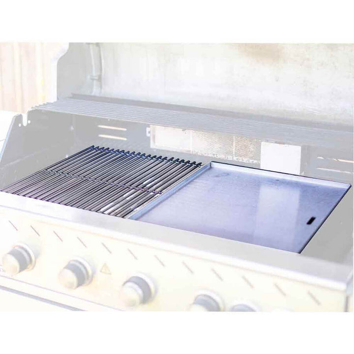 Stainless Steel BBQ Plate and Grill Set 400 x 480 - Flaming Coals