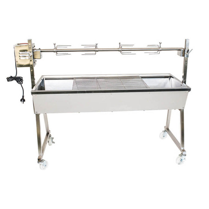 The Minion 1200 Stainless Steel Spit Rotisserie - Bundle