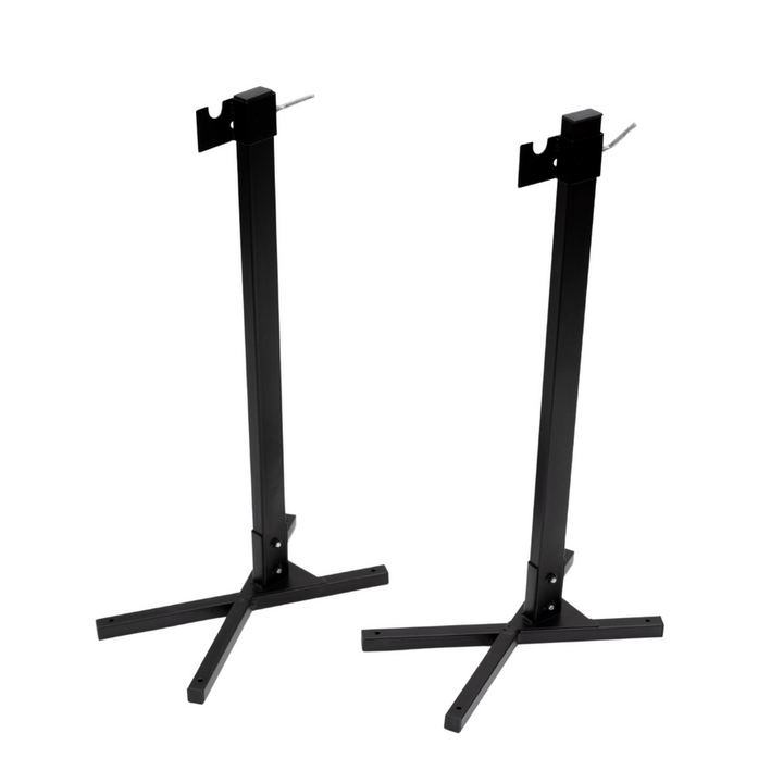 2x Heavy Duty Portable Spit Rotisserie Stands/ DIY Legs | Flaming Coals